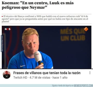 Los mejores memes de la jornada intersemanal