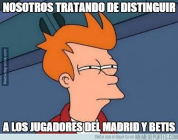 Los memes más divertidos del Betis-Real Madrid