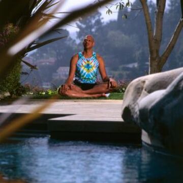 El yoga ha sido una de sus grandes aficiones una ves retirado.