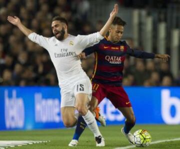 NEYMAR & CARVAJAL TUSSLE