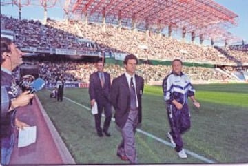 Temporada 96/97. La Liga comenzó con un Deportivo-Real Madrid el 31 de agosto de 1996. En imagen, el debut de Fabio Capello como entrenador del conjunto blanco.