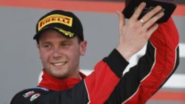 Stoneman en el podio de GP3.