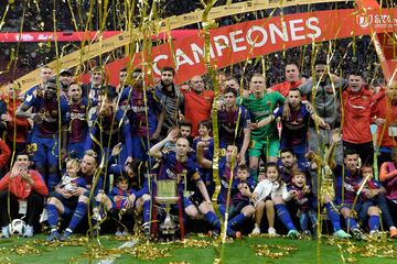 El Barcelona campeón de la Copa del Rey 2018.