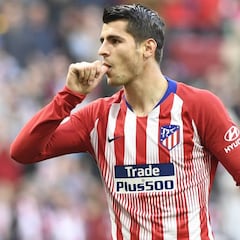 Morata sigue ganándose a la afición del Atlético con goles