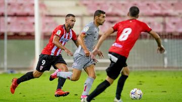 Sillero en el partido ante la UD Logroñés.