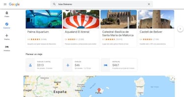 Viajes, la nueva web de Google para planear tus vacaciones