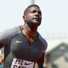 Gatlin pelea por el liderazgo mundial de los 100 en Roma
