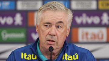 Carlo Ancelotti, en una conferencia de prensa.