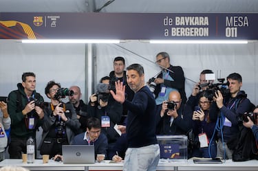 Juan Carlos Navarro, exbaloncestista español que disputó 21 temporadas como profesional y que actualmente ocupa el cargo de director general de baloncesto del FC Barcelona.