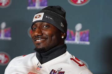 Deebo Samuel speaks to media 