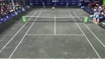 Con suspenso: así fue el match point de Garín en Santo Domingo