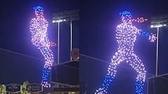 The LA Dodgers retired Fernando Valanzuela’s No. 34 jersey on Friday and held weekend-long events to honor the legend, including this incredible drone show.