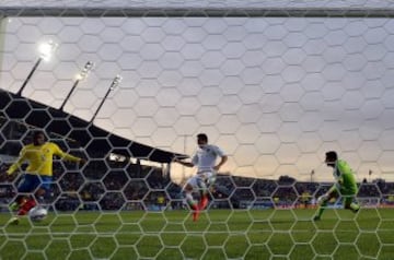 Buen ambiente en el estadio El Teniente de Rancagua en donde se enfrentan Ecuador y México. Comienzan a definirse los clasificados de la Copa América.