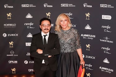 La directora de Comunicación y Participación de RTVE, María Eizaguirre posa en el photocall durante la gala de entrega de los Premios Ondas 2023, en el Gran Teatre del Liceu.