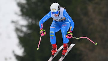 Nicol Delago en acción.