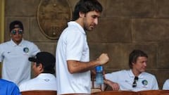 Raúl y Carmelo Anthony casi pierden el vuelo de vuelta