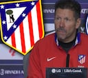 Simeone habla en la previa del Atlético de Madrid-Alavés: rueda de prensa completa