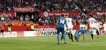 3-1. Borja Mayoral marcó el primer gol.