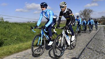 Valverde entrena en Flandes junto a Roelandts.