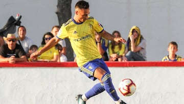 Álvaro García con el Cádiz.