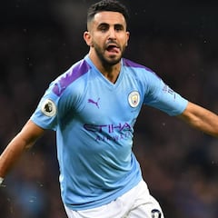 Mahrez devuelve la sonrisa a Guardiola ante el Chelsea