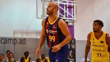 Nik Calathes, gran debut con el Barça de Jasikevicius.