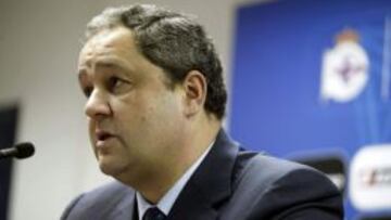 Tino Fernández, presidente del Depor.