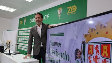 Monterrubio, durante la presentación de la campaña