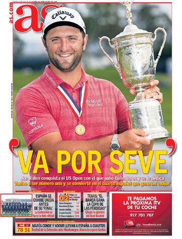 Las portadas de AS de junio