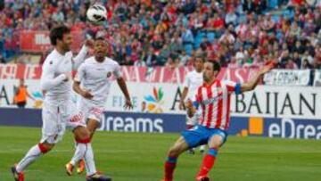 El jugador del Atlético de Madrid, Juanfran.