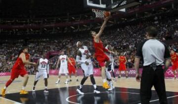 Final de baloncesto de los Juegos Olímpicos de londres 2012 España - EEUU