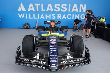 El monoplaza de Williams. 