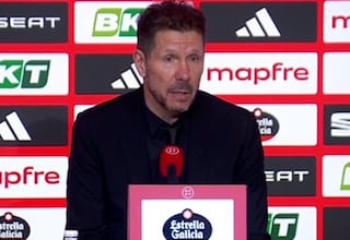 Diego Pablo Simeone se deshace en halagos hacia su equipo tras el monumental 4-0 ante el FC Barcelona