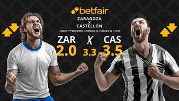 Real Zaragoza vs. CD Castellón: horario, TV, pronósticos, estadísticas y clasificación