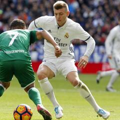 Kroos, mes y medio de baja: se rompió el 5º metatarsiano