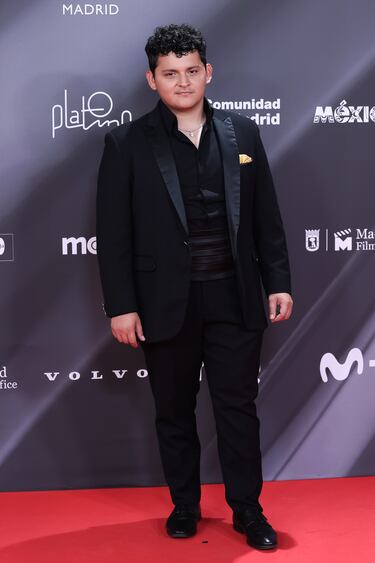 Janer Villarreal posa en la alfombra roja. 