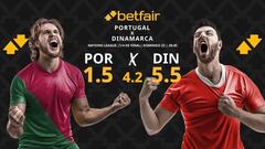 Portugal vs. Dinamarca: horario, dónde ver, pronósticos y cuadro