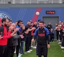 Ya es viral: la cara del hermano de Mbappé recibiendo a Messi en PSG
