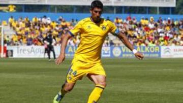 Nagore, durante un partido del Alcorc&oacute;n.