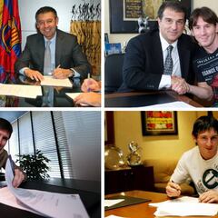 Octava renovación de Messi con el Barcelona desde el año 2005