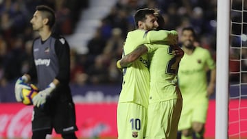 16/12/18  PARTIDO PRIMERA DIVISION
 LEVANTE - BARCELONA  
 CUARTO GOL MESSI 0-4 ALEGRIA