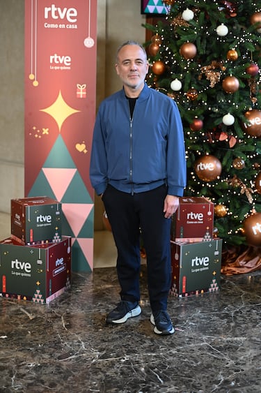 Javier Gutiérrez durante la presentación de la programación navideña de RTVE en el Teatro Real de Madrid.   
 
 
 