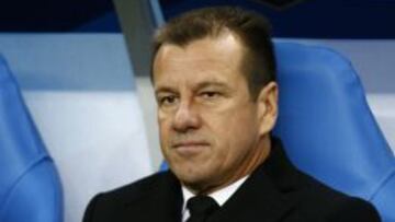 Dunga, durante el partido.