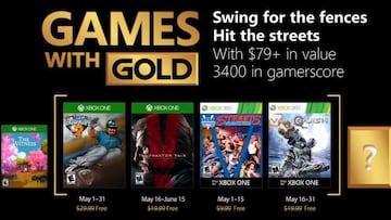 Anunciados los Games With Gold de Xbox para mayo 2018