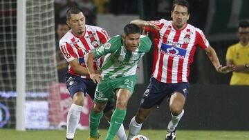 Jorman Campuzano en un juego de Copa &Aacute;guila ante Junior de Barranquilla