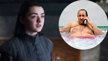 Maisie Williams y su papel más sorprendente: se transforma en Jesús Gil en el jacuzzi