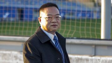 Chen y Florentino en el Liceu, y Luis Enrique en el palco