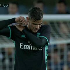 Theo fue sustituido por una posible lesión en el hombro