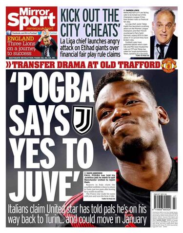 "Pogba dice sí a la Juventus"