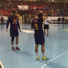 Palmarsson gana su primer partido para el Barcelona